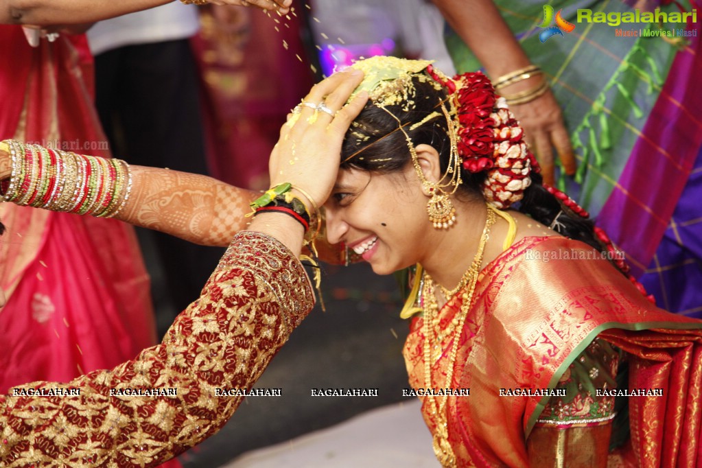 Grand Wedding of Sumanth with Sirisha at Bramaramba Mallikarjuna Swamy Kalyanamandapam, Hyderabad