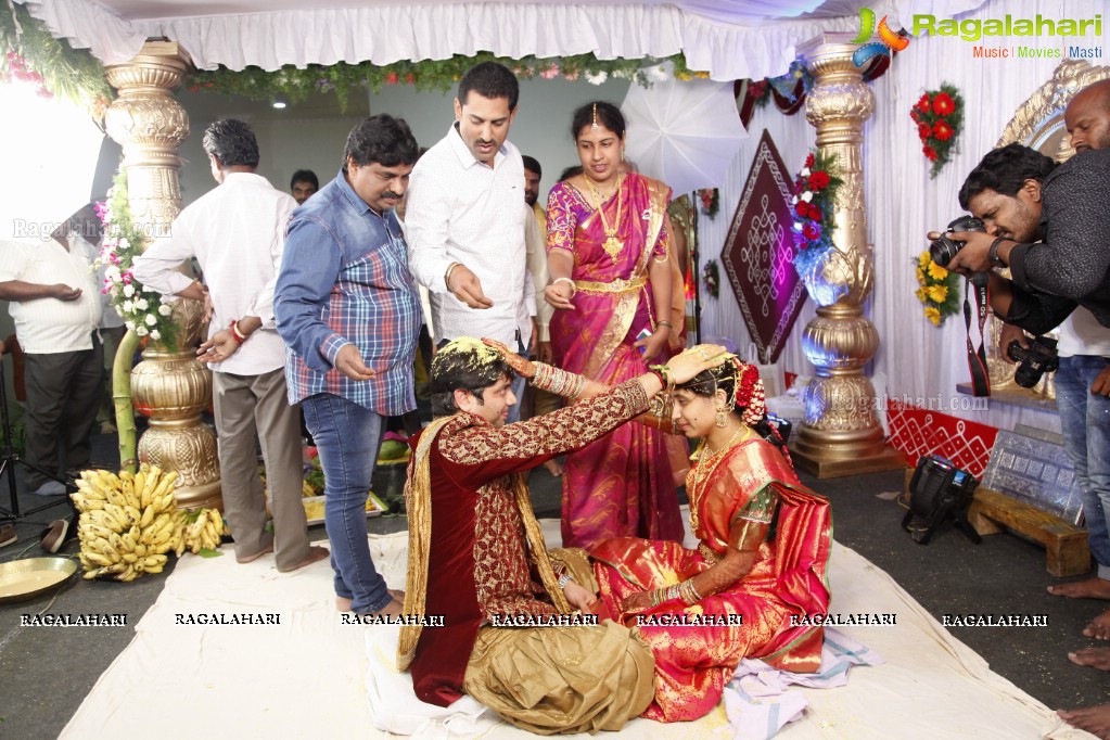 Grand Wedding of Sumanth with Sirisha at Bramaramba Mallikarjuna Swamy Kalyanamandapam, Hyderabad