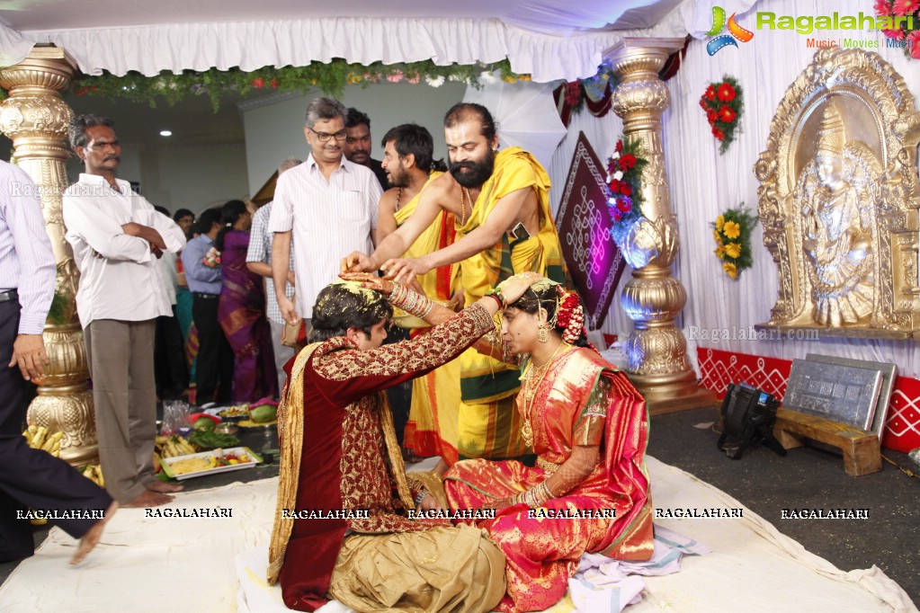 Grand Wedding of Sumanth with Sirisha at Bramaramba Mallikarjuna Swamy Kalyanamandapam, Hyderabad