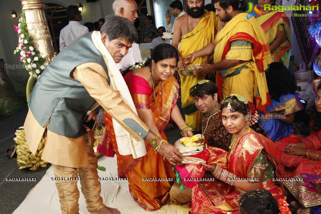 Grand Wedding of Sumanth with Sirisha at Bramaramba Mallikarjuna Swamy Kalyanamandapam, Hyderabad