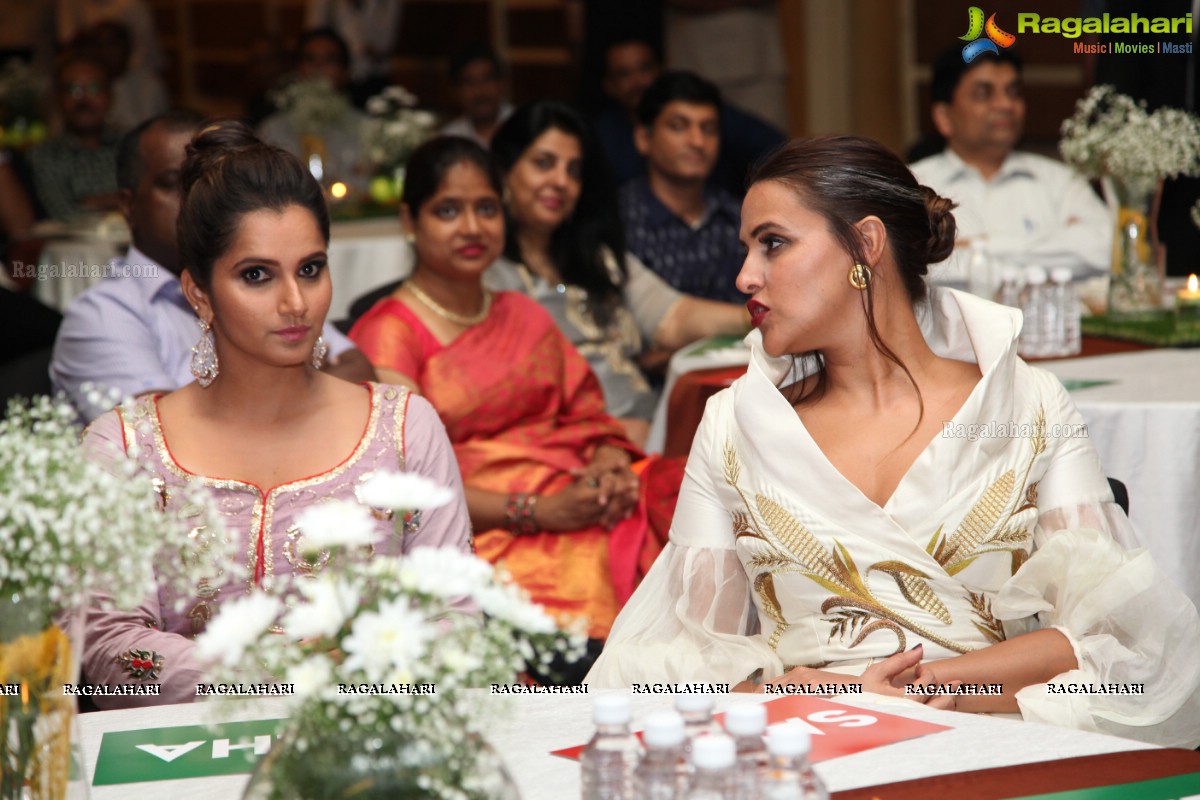 WTA Finals Evening with Sania Mirza and Neha Dhupia at Novotel Hyderabad Airport