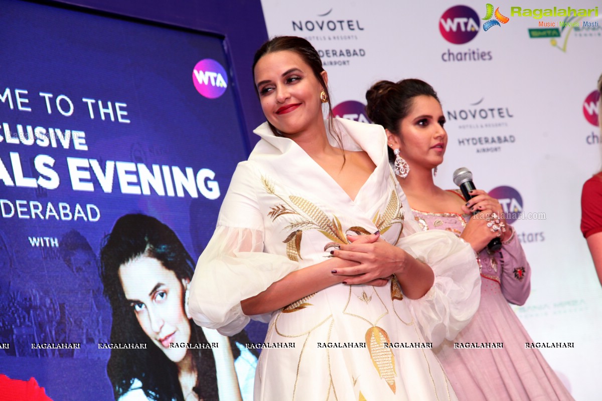 WTA Finals Evening with Sania Mirza and Neha Dhupia at Novotel Hyderabad Airport