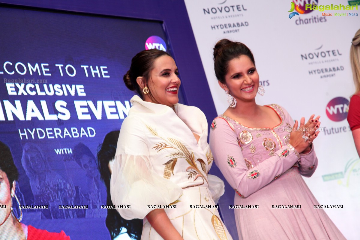 WTA Finals Evening with Sania Mirza and Neha Dhupia at Novotel Hyderabad Airport