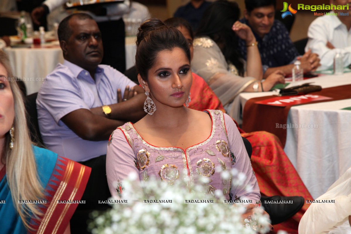 WTA Finals Evening with Sania Mirza and Neha Dhupia at Novotel Hyderabad Airport