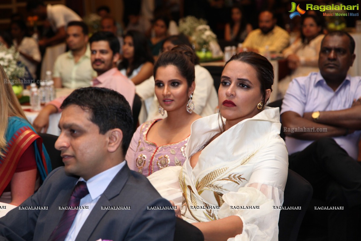 WTA Finals Evening with Sania Mirza and Neha Dhupia at Novotel Hyderabad Airport