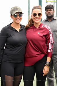 Sania Mirza Neha Dhupia Sania Mirza Tennis Academy