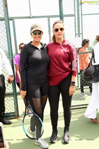 Sania Mirza Neha Dhupia Sania Mirza Tennis Academy