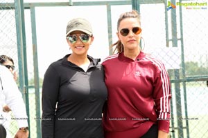 Sania Mirza Neha Dhupia Sania Mirza Tennis Academy