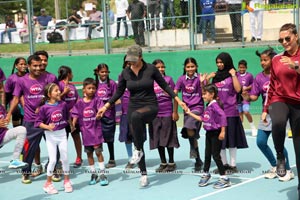 Sania Mirza Neha Dhupia Sania Mirza Tennis Academy