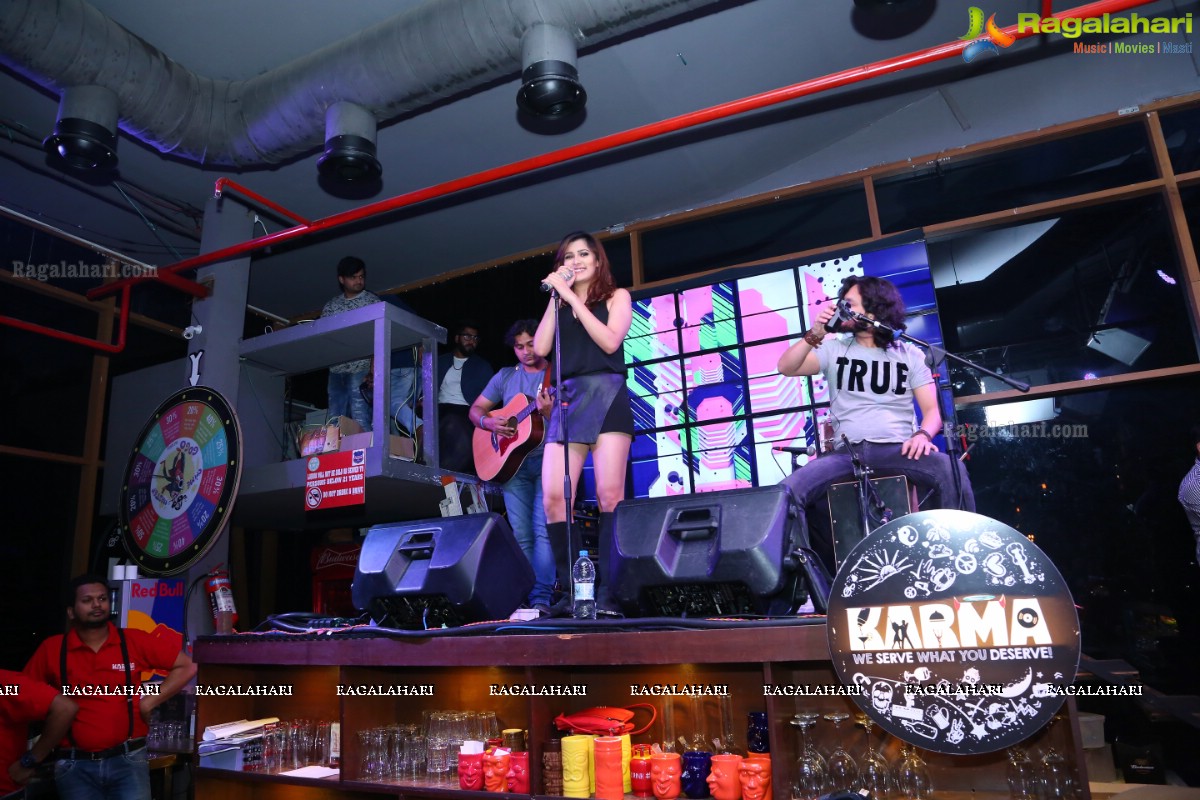 Aastha Gill Live at Karma Lounge, Hyderabad