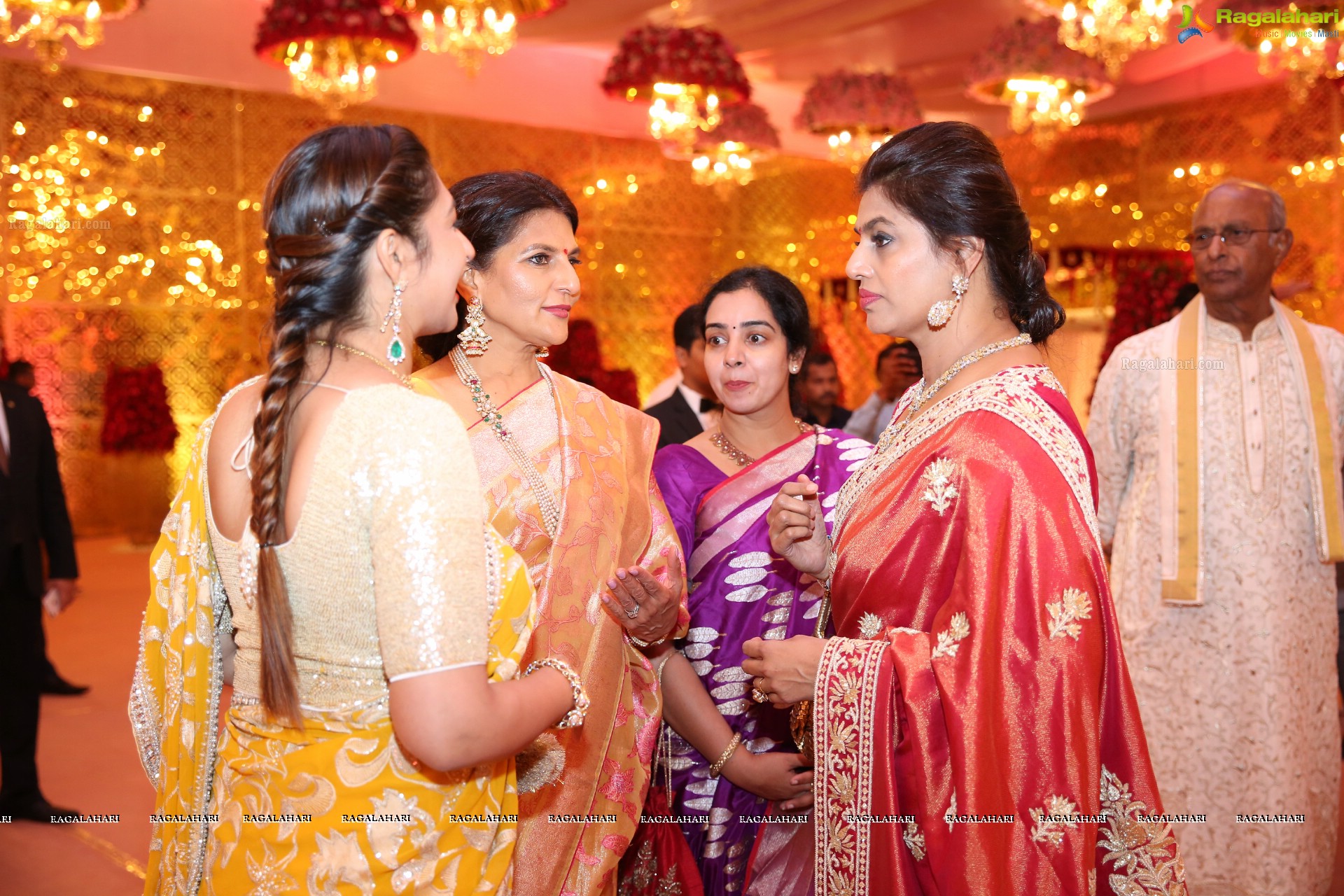 Grand Wedding Ceremony of Anindith Reddy (Dr Prathap C. Reddy's Grandson) with Shriya Bhupal at HITEX (High Definition Photos)