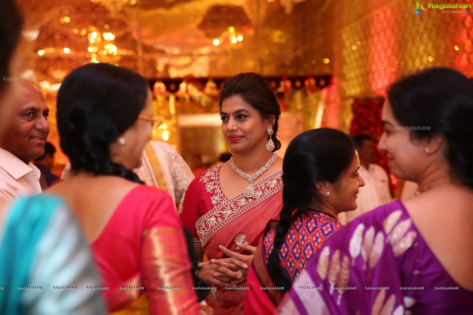 Grand Wedding Ceremony of Anindith Reddy (Dr Prathap C. Reddy's Grandson) with Shriya Bhupal at HITEX (High Definition Photos)