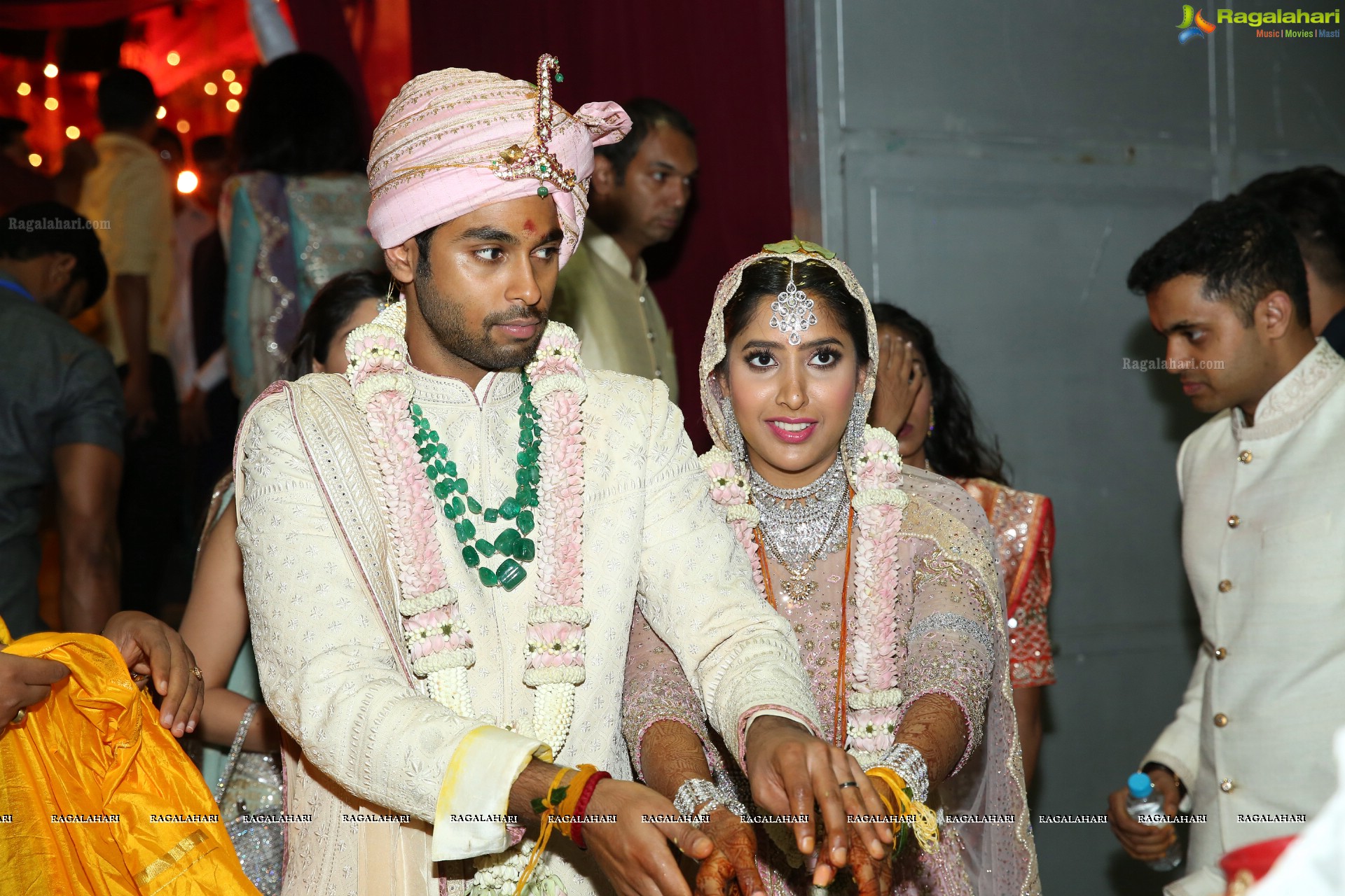 Grand Wedding Ceremony of Anindith Reddy (Dr Prathap C. Reddy's Grandson) with Shriya Bhupal at HITEX (High Definition Photos)