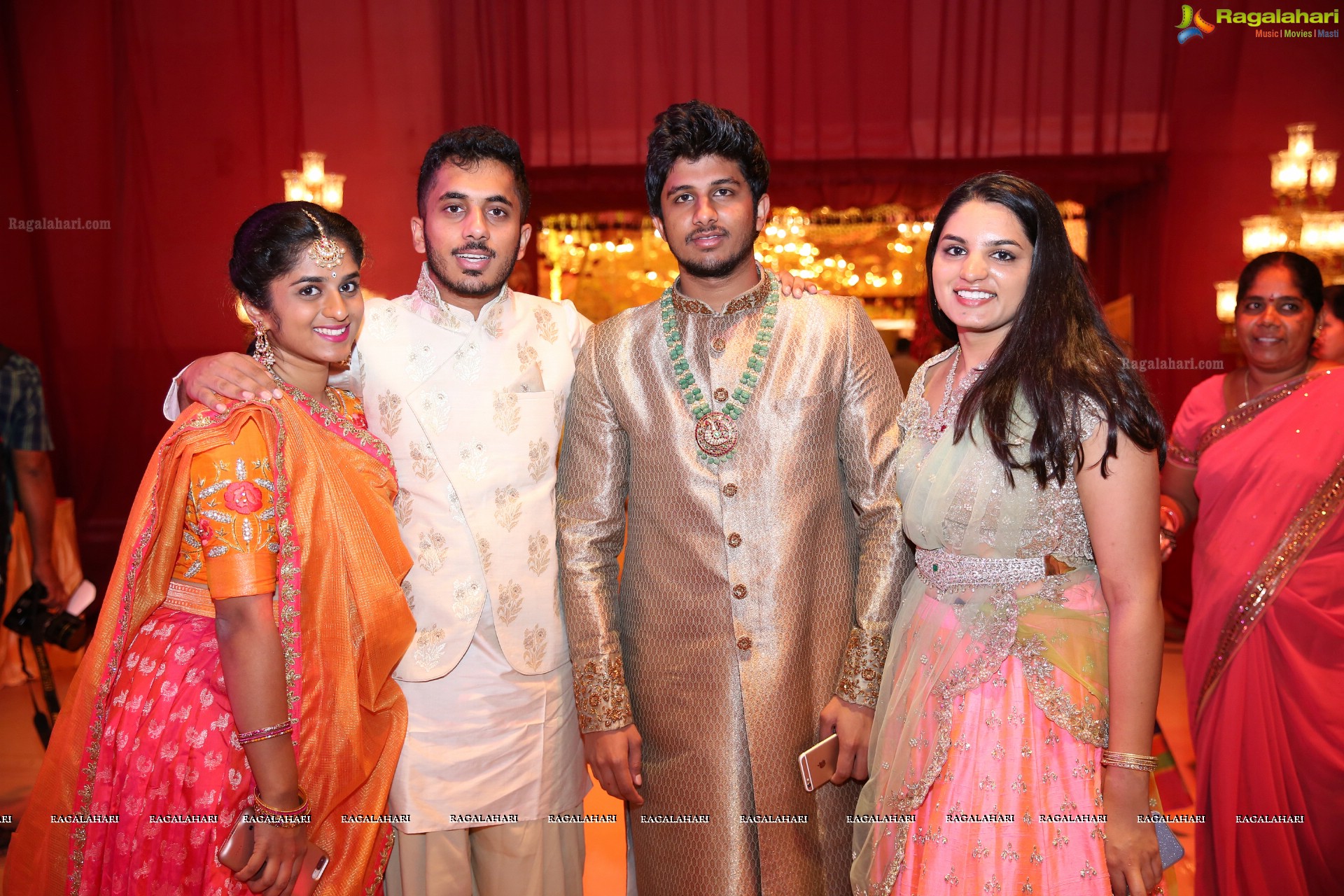 Grand Wedding Ceremony of Anindith Reddy (Dr Prathap C. Reddy's Grandson) with Shriya Bhupal at HITEX (High Definition Photos)