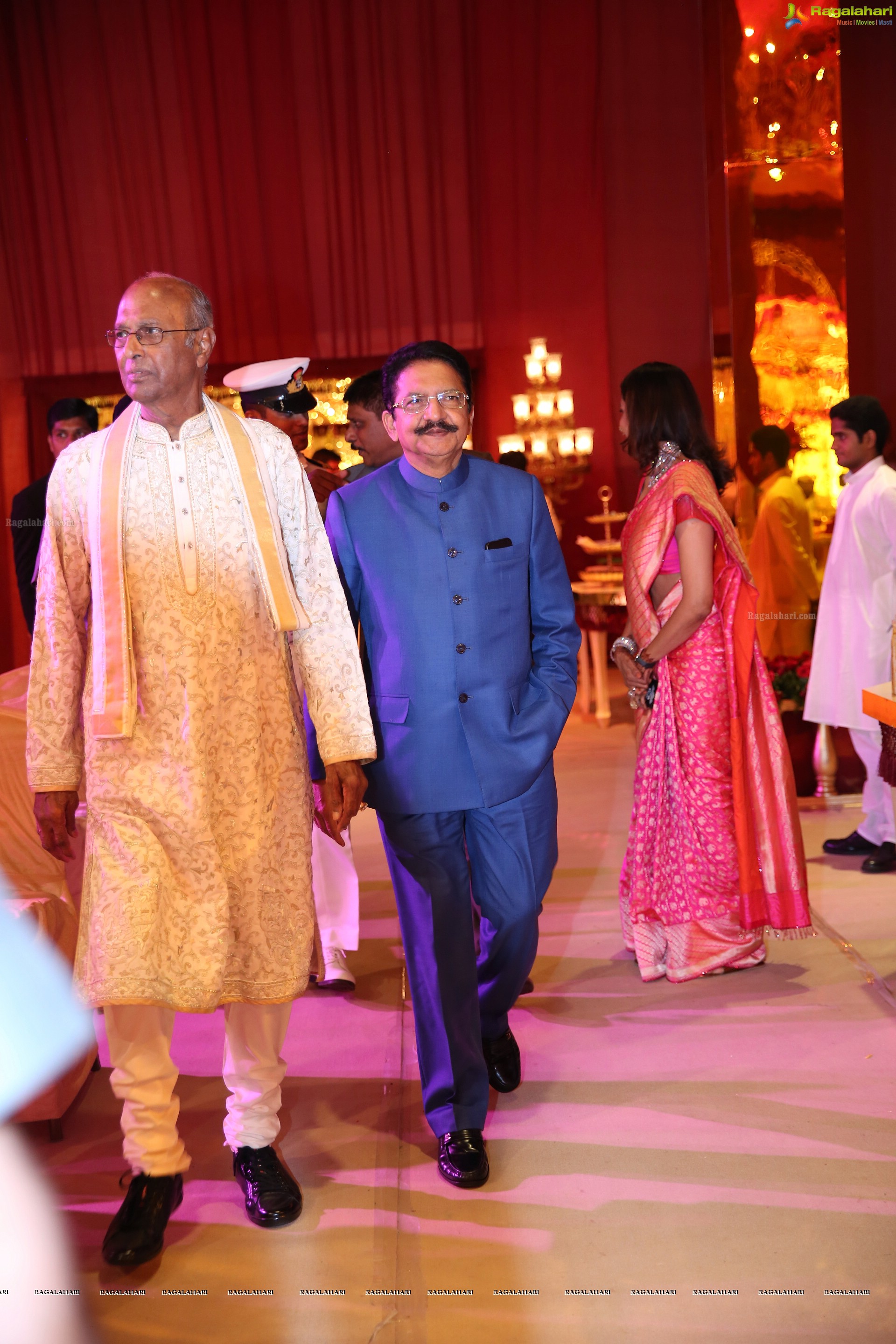 Grand Wedding Ceremony of Anindith Reddy (Dr Prathap C. Reddy's Grandson) with Shriya Bhupal at HITEX (High Definition Photos)