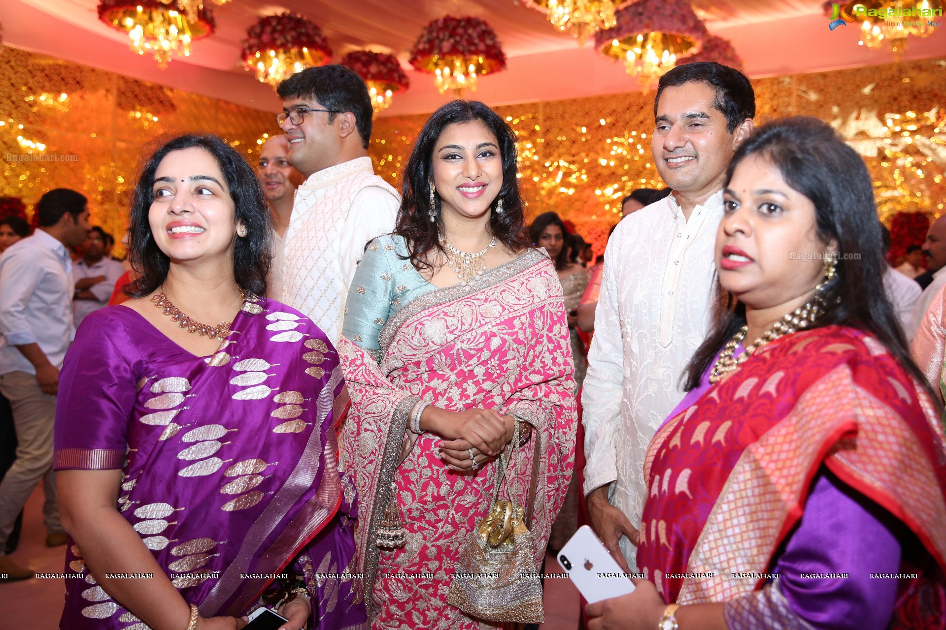 Grand Wedding Ceremony of Anindith Reddy (Dr Prathap C. Reddy's Grandson) with Shriya Bhupal at HITEX (High Definition Photos)