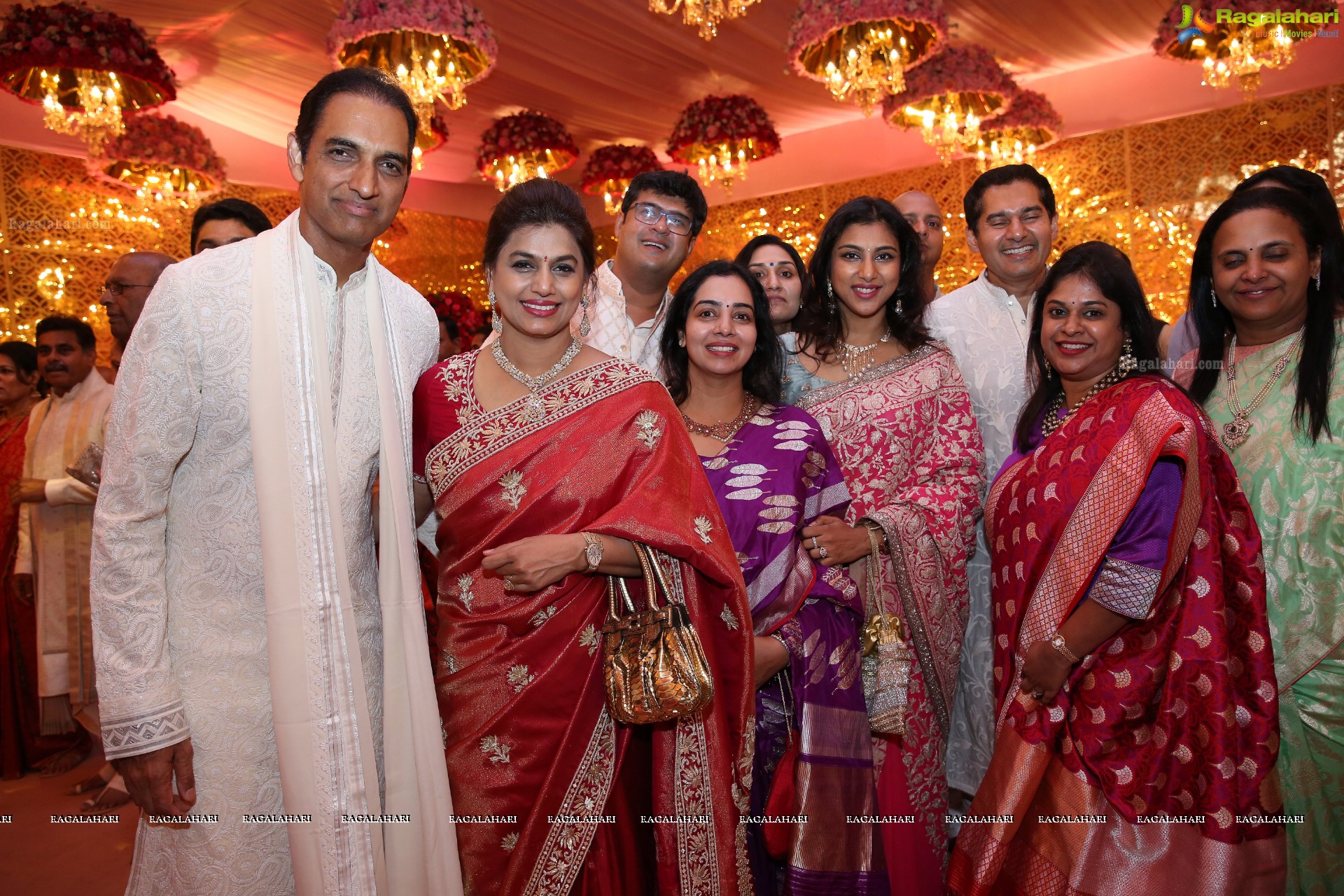 Grand Wedding Ceremony of Anindith Reddy (Dr Prathap C. Reddy's Grandson) with Shriya Bhupal at HITEX (High Definition Photos)