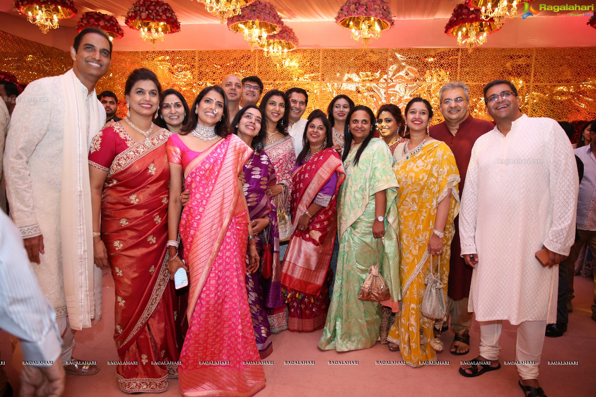 Grand Wedding Ceremony of Anindith Reddy (Dr Prathap C. Reddy's Grandson) with Shriya Bhupal at HITEX (High Definition Photos)