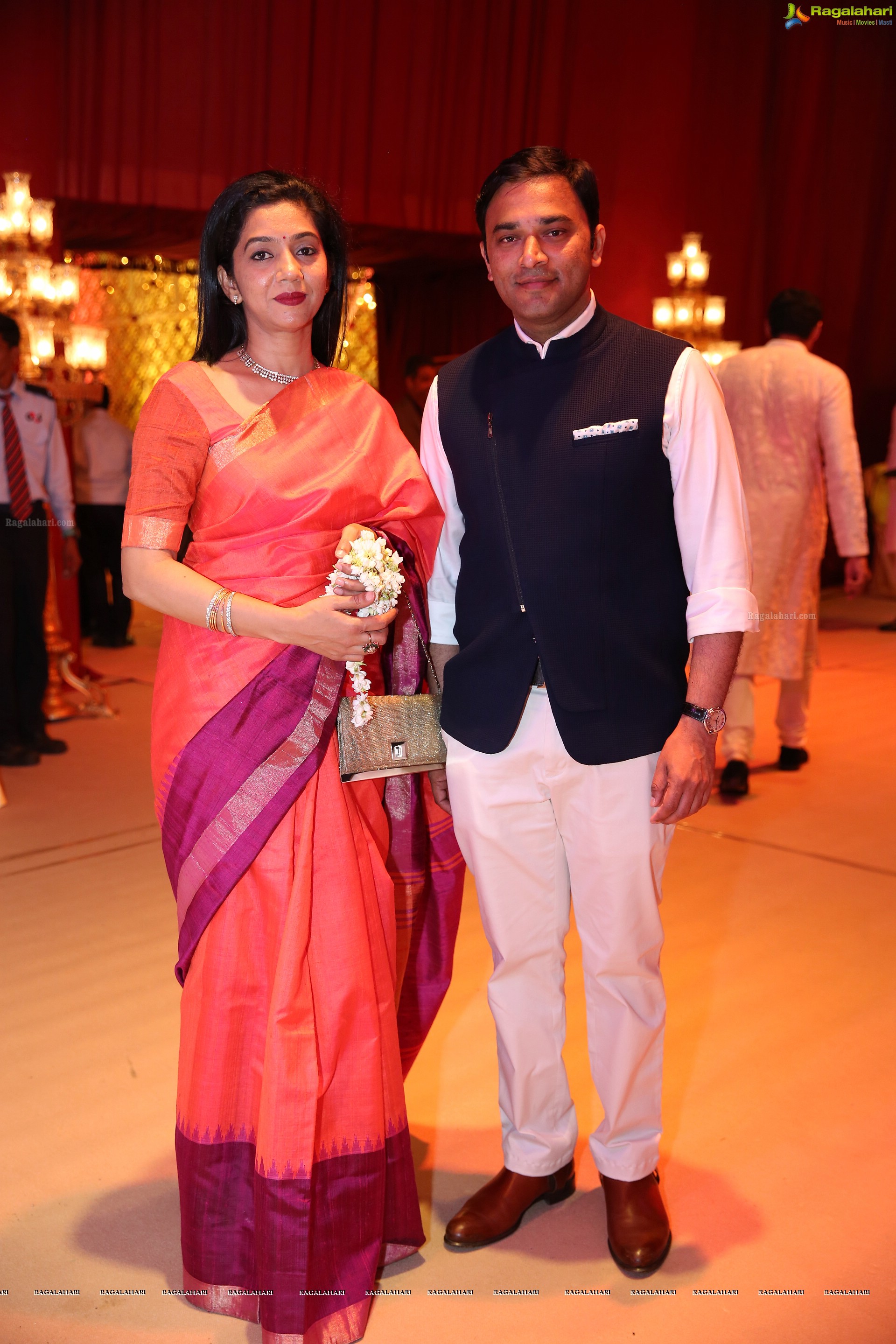 Grand Wedding Ceremony of Anindith Reddy (Dr Prathap C. Reddy's Grandson) with Shriya Bhupal at HITEX (High Definition Photos)