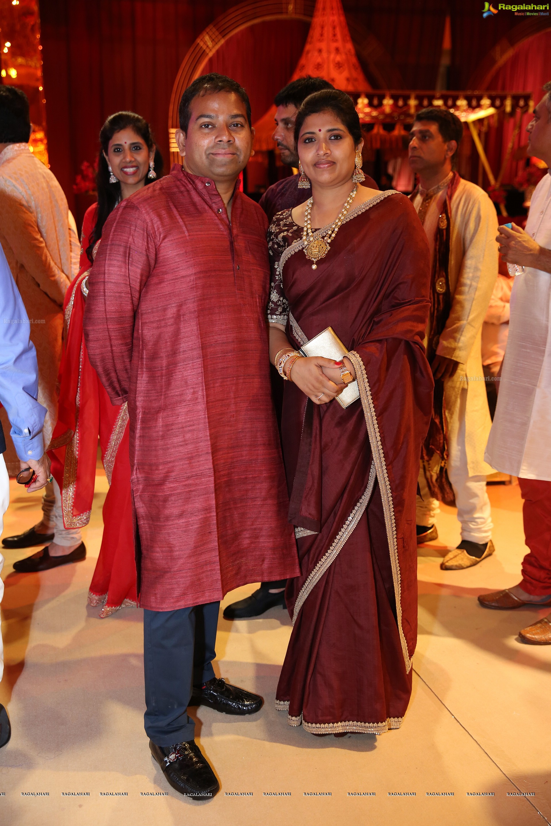 Grand Wedding Ceremony of Anindith Reddy (Dr Prathap C. Reddy's Grandson) with Shriya Bhupal at HITEX (High Definition Photos)