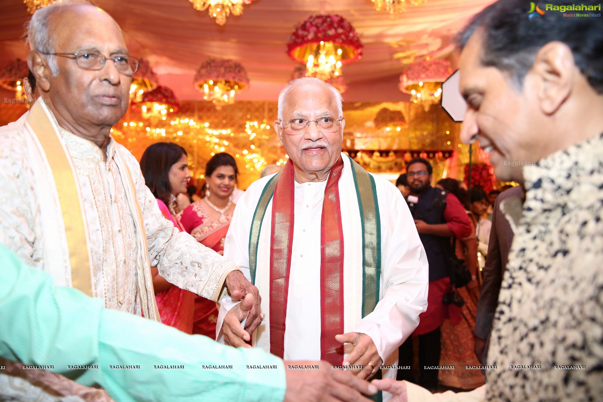 Grand Wedding Ceremony of Anindith Reddy (Dr Prathap C. Reddy's Grandson) with Shriya Bhupal at HITEX (High Definition Photos)