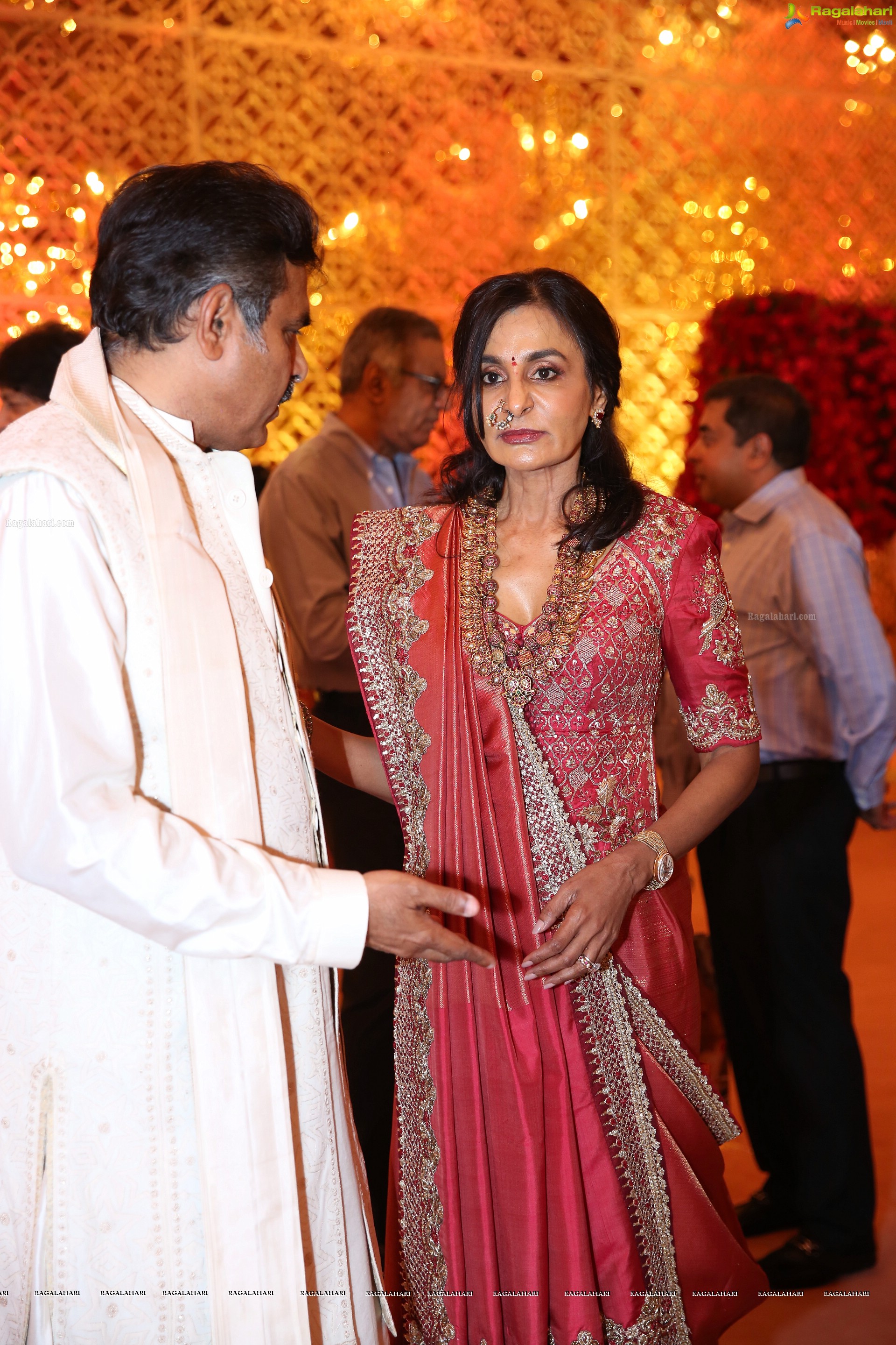 Grand Wedding Ceremony of Anindith Reddy (Dr Prathap C. Reddy's Grandson) with Shriya Bhupal at HITEX (High Definition Photos)