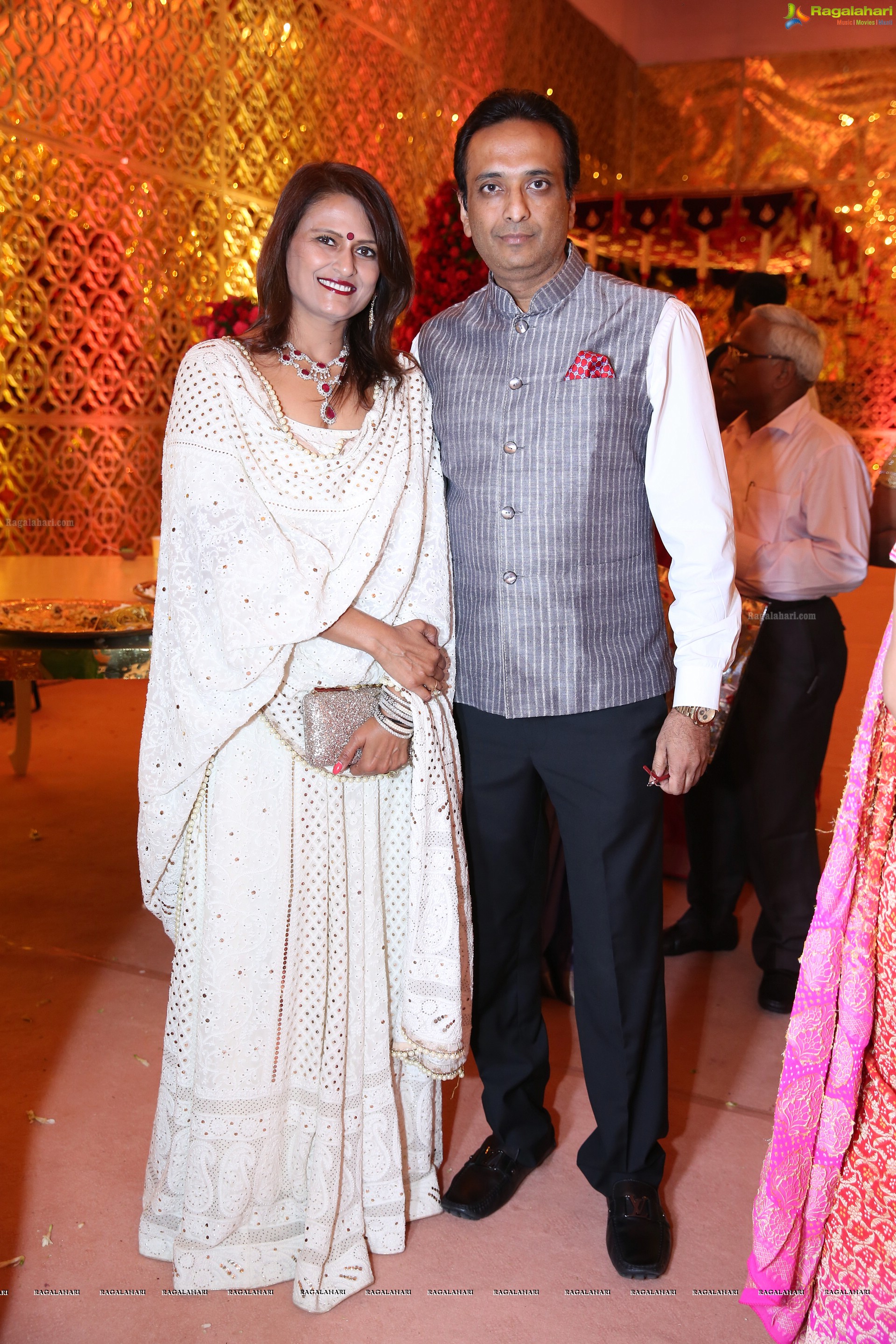 Grand Wedding Ceremony of Anindith Reddy (Dr Prathap C. Reddy's Grandson) with Shriya Bhupal at HITEX (High Definition Photos)