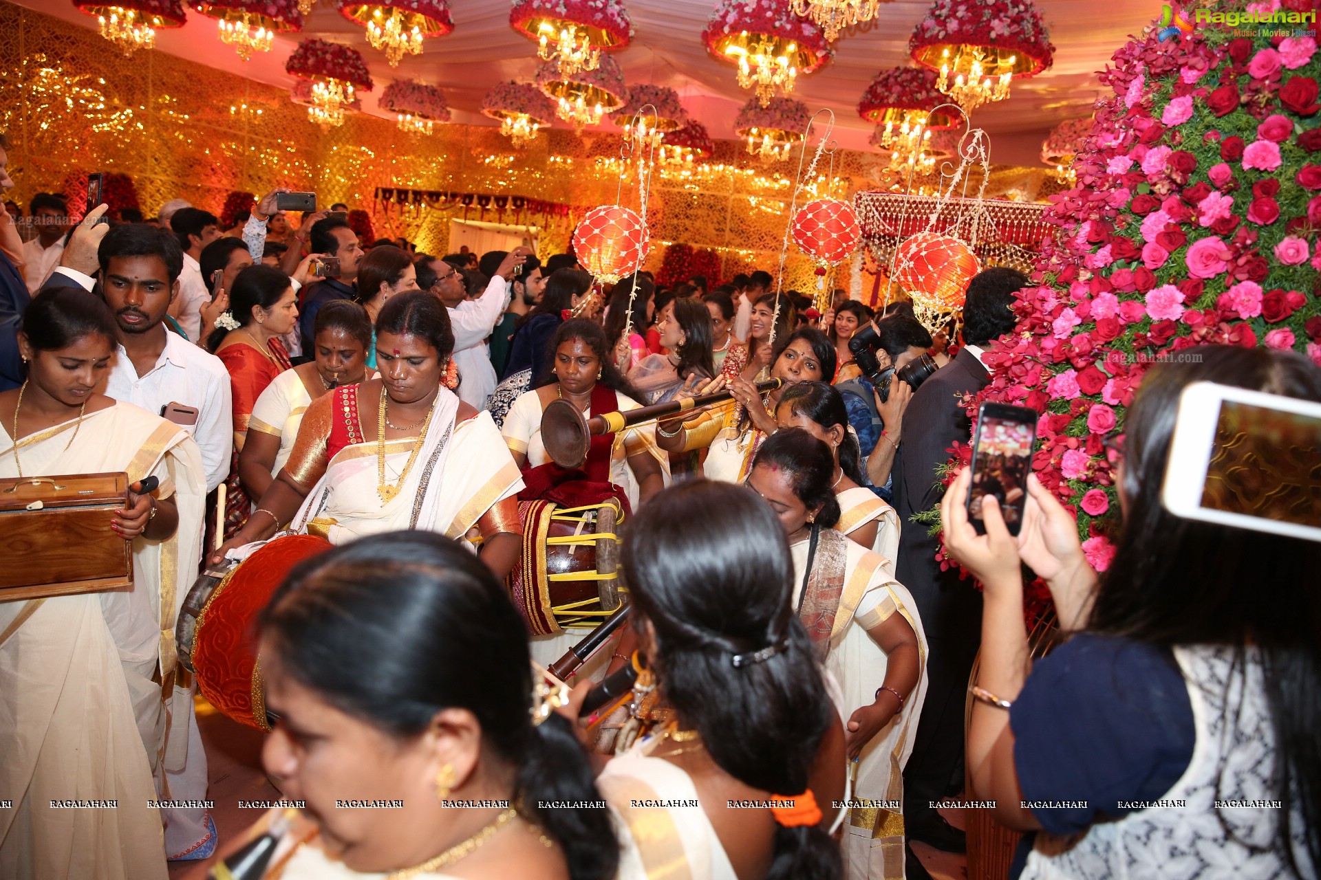 Grand Wedding Ceremony of Anindith Reddy (Dr Prathap C. Reddy's Grandson) with Shriya Bhupal at HITEX (High Definition Photos)