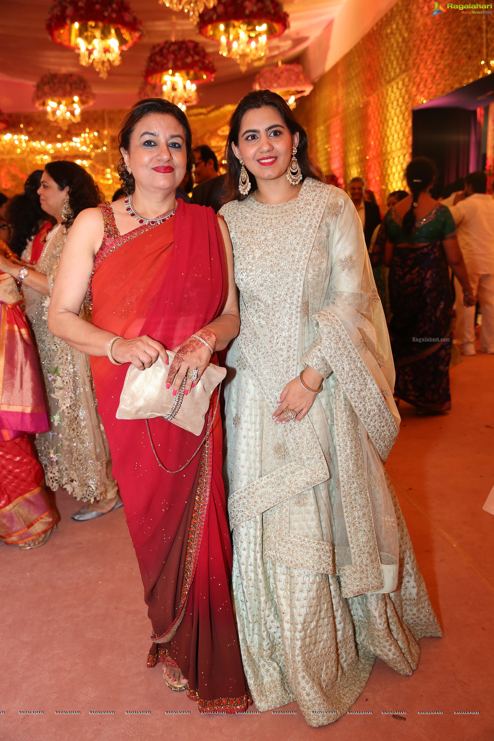 Grand Wedding Ceremony of Anindith Reddy (Dr Prathap C. Reddy's Grandson) with Shriya Bhupal at HITEX (High Definition Photos)