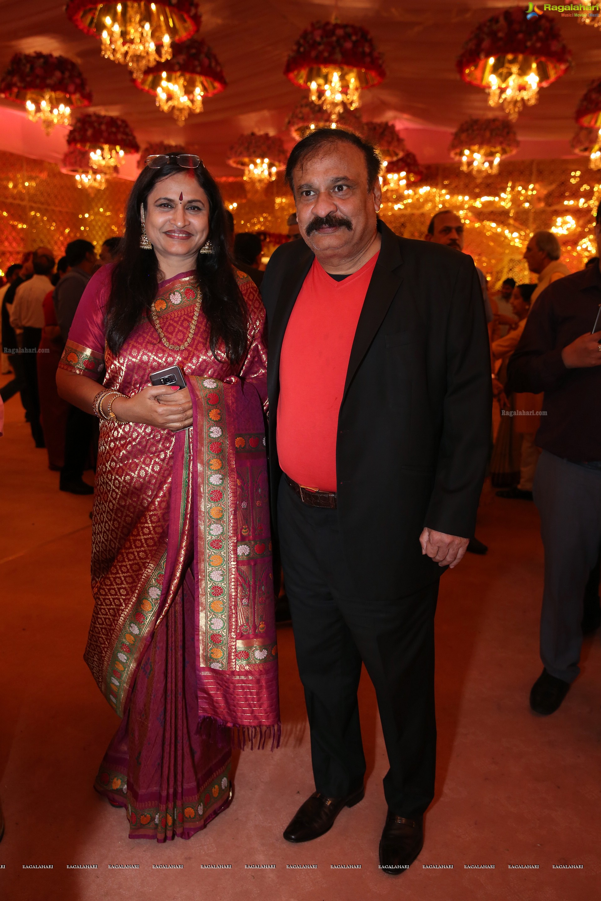 Grand Wedding Ceremony of Anindith Reddy (Dr Prathap C. Reddy's Grandson) with Shriya Bhupal at HITEX (High Definition Photos)