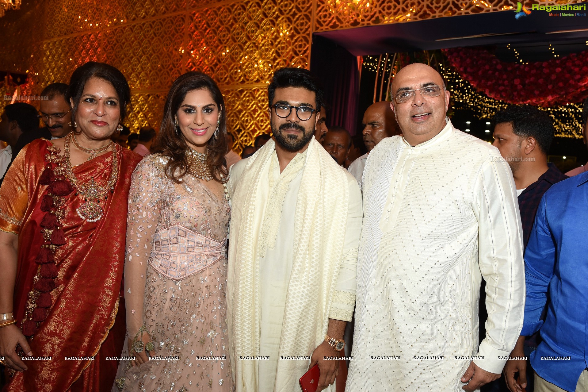 Grand Wedding Ceremony of Anindith Reddy (Dr Prathap C. Reddy's Grandson) with Shriya Bhupal at HITEX (High Definition Photos)