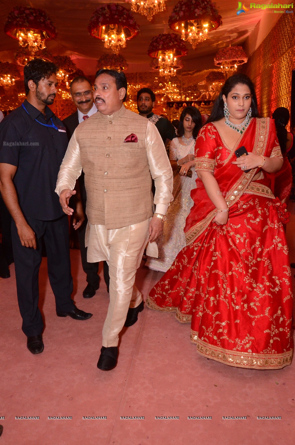 Grand Wedding Ceremony of Anindith Reddy (Dr Prathap C. Reddy's Grandson) with Shriya Bhupal at HITEX (High Definition Photos)