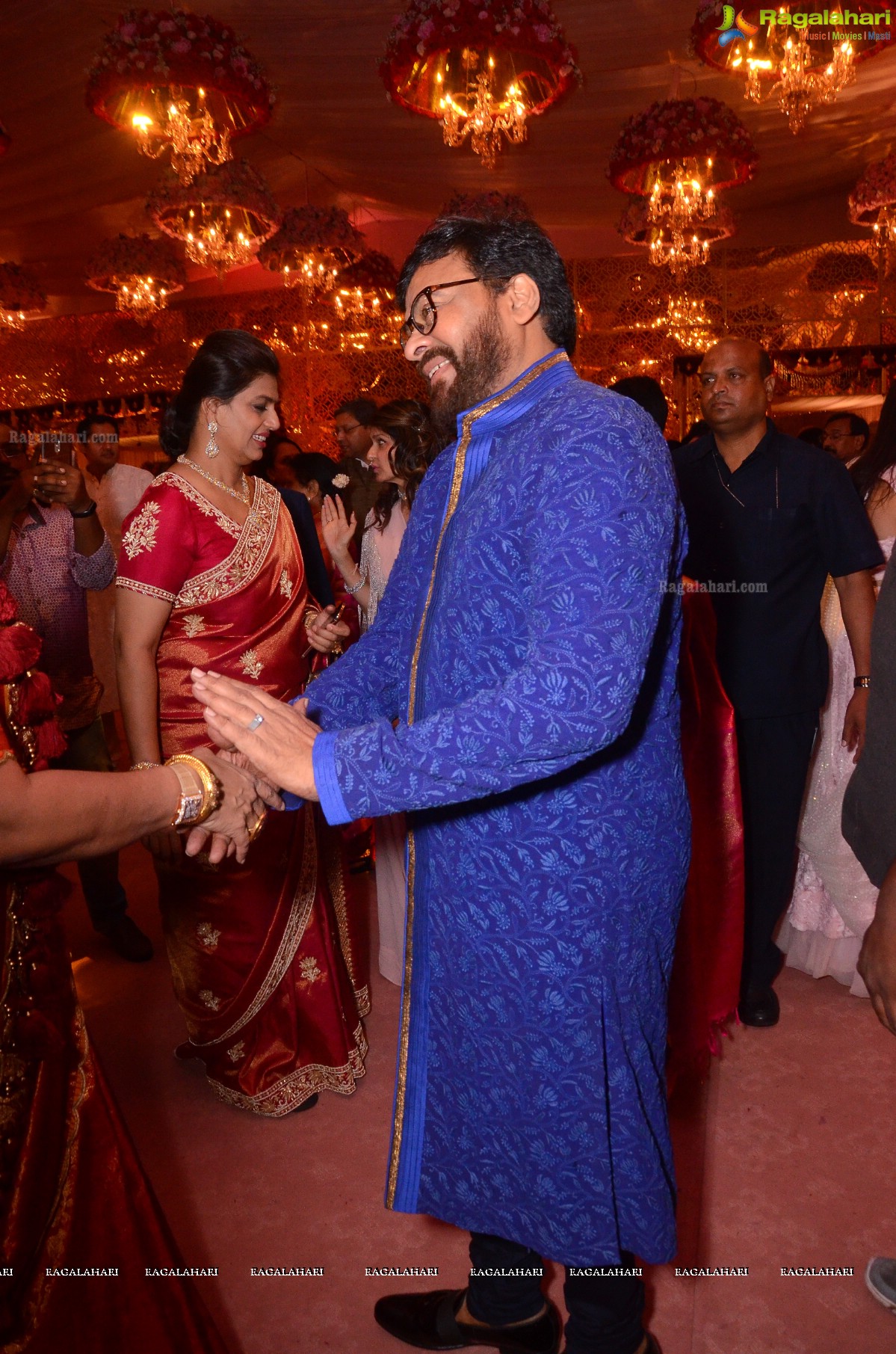 Grand Wedding Ceremony of Anindith Reddy (Dr Prathap C. Reddy's Grandson) with Shriya Bhupal at HITEX (High Definition Photos)