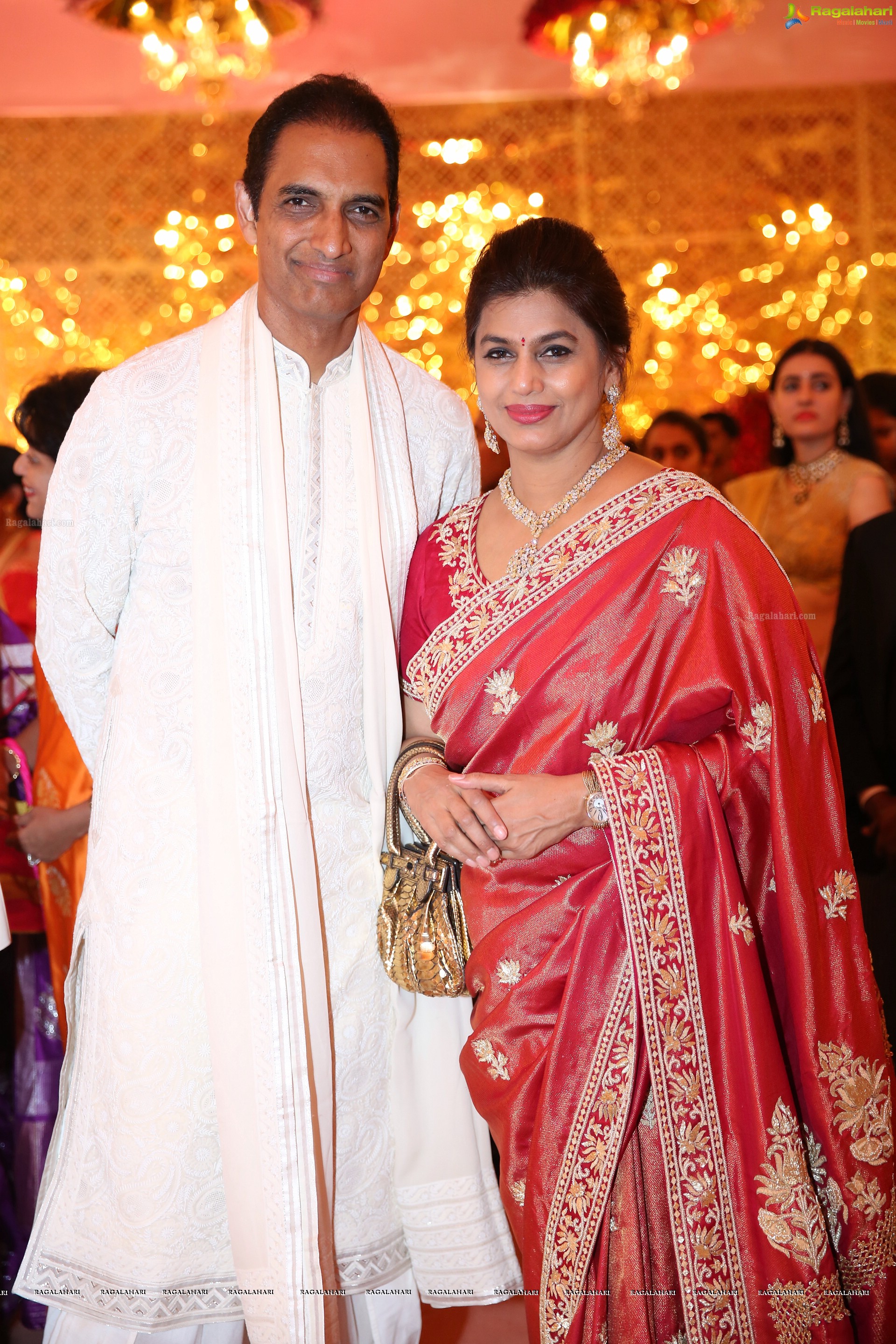 Grand Wedding Ceremony of Anindith Reddy (Dr Prathap C. Reddy's Grandson) with Shriya Bhupal at HITEX (High Definition Photos)