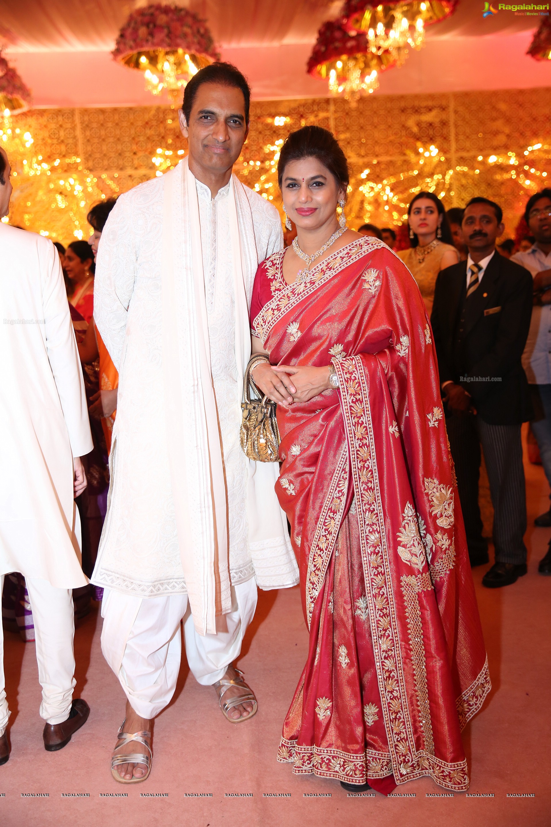 Grand Wedding Ceremony of Anindith Reddy (Dr Prathap C. Reddy's Grandson) with Shriya Bhupal at HITEX (High Definition Photos)