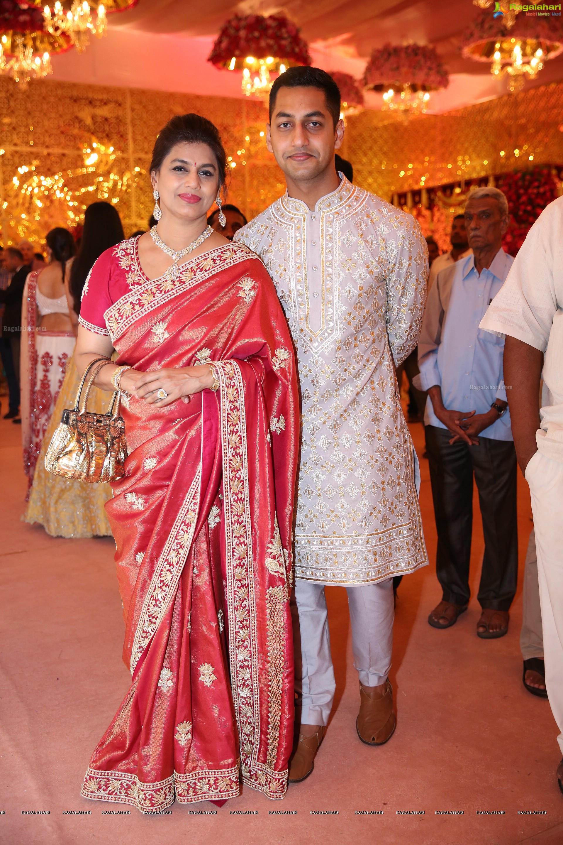 Grand Wedding Ceremony of Anindith Reddy (Dr Prathap C. Reddy's Grandson) with Shriya Bhupal at HITEX (High Definition Photos)