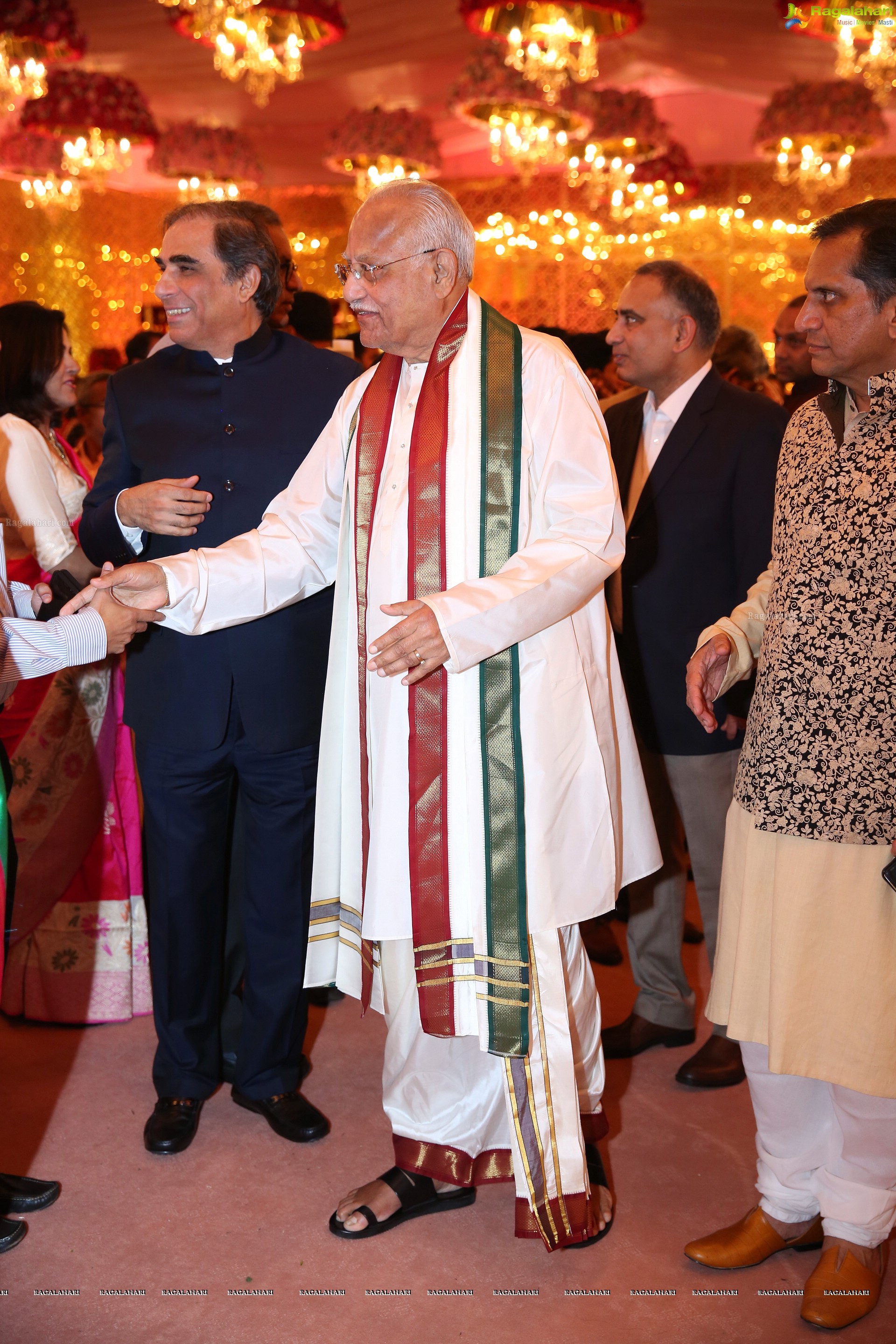 Grand Wedding Ceremony of Anindith Reddy (Dr Prathap C. Reddy's Grandson) with Shriya Bhupal at HITEX (High Definition Photos)