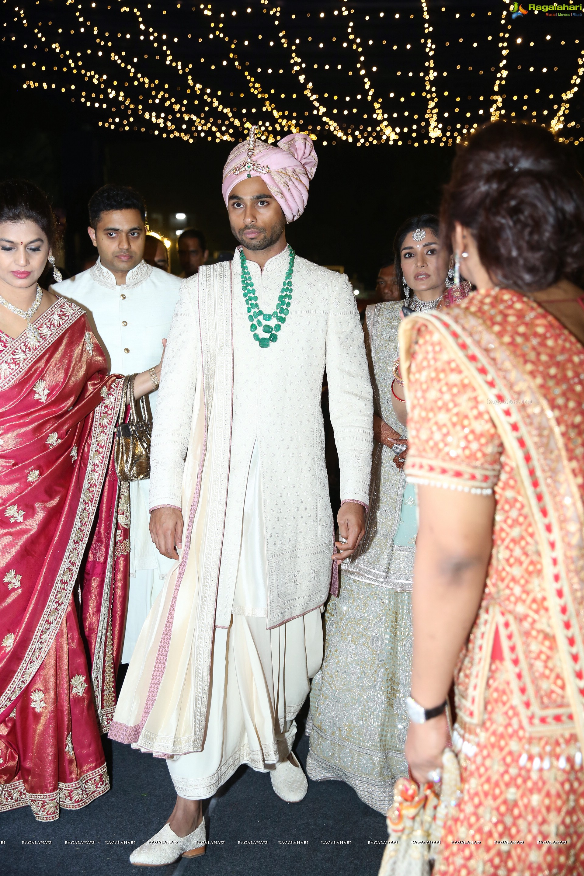 Grand Wedding Ceremony of Anindith Reddy (Dr Prathap C. Reddy's Grandson) with Shriya Bhupal at HITEX (High Definition Photos)