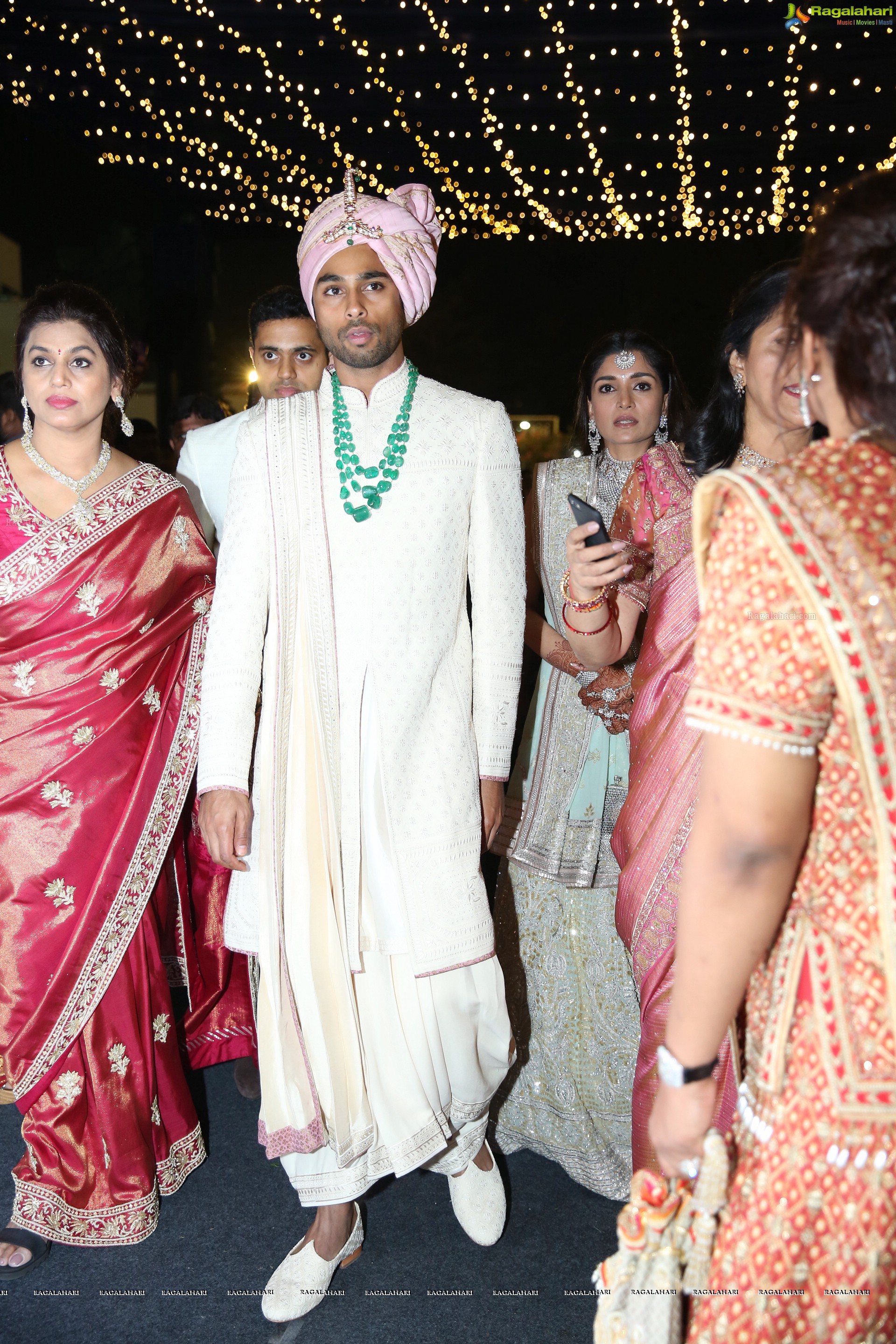 Grand Wedding Ceremony of Anindith Reddy (Dr Prathap C. Reddy's Grandson) with Shriya Bhupal at HITEX (High Definition Photos)