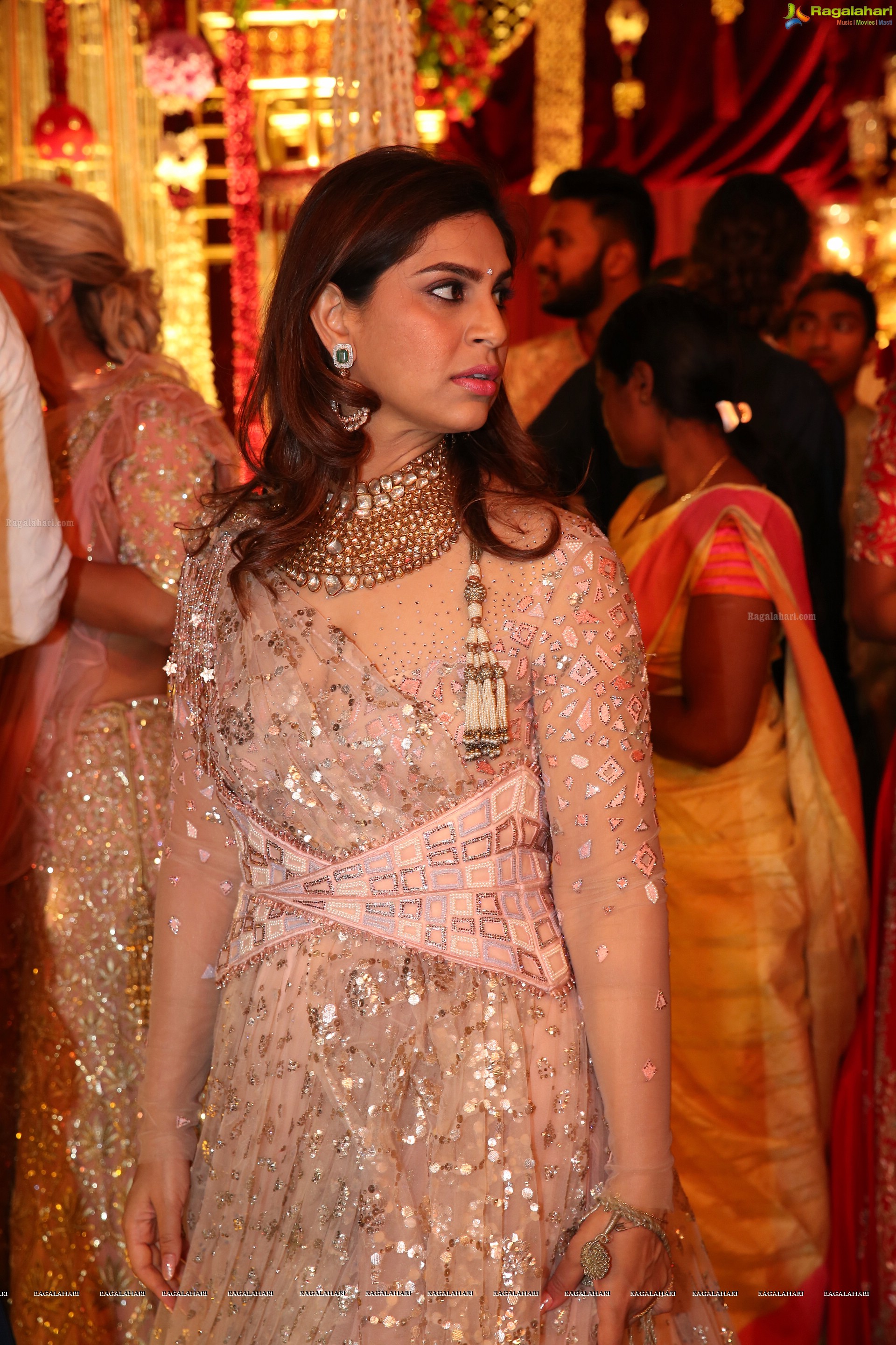 Grand Wedding Ceremony of Anindith Reddy (Dr Prathap C. Reddy's Grandson) with Shriya Bhupal at HITEX (High Definition Photos)