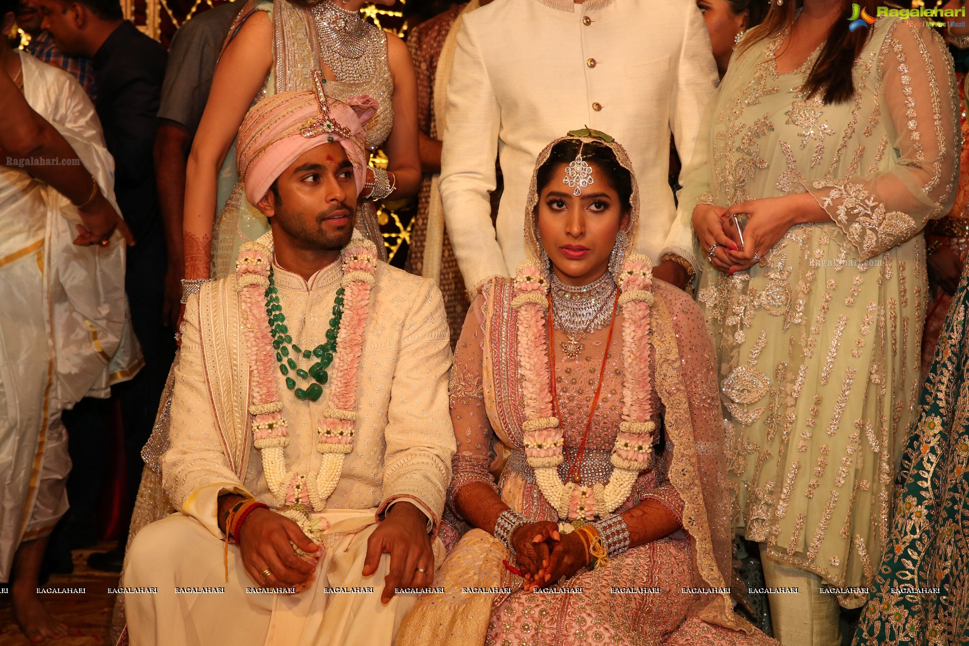 Grand Wedding Ceremony of Anindith Reddy (Dr Prathap C. Reddy's Grandson) with Shriya Bhupal at HITEX (High Definition Photos)