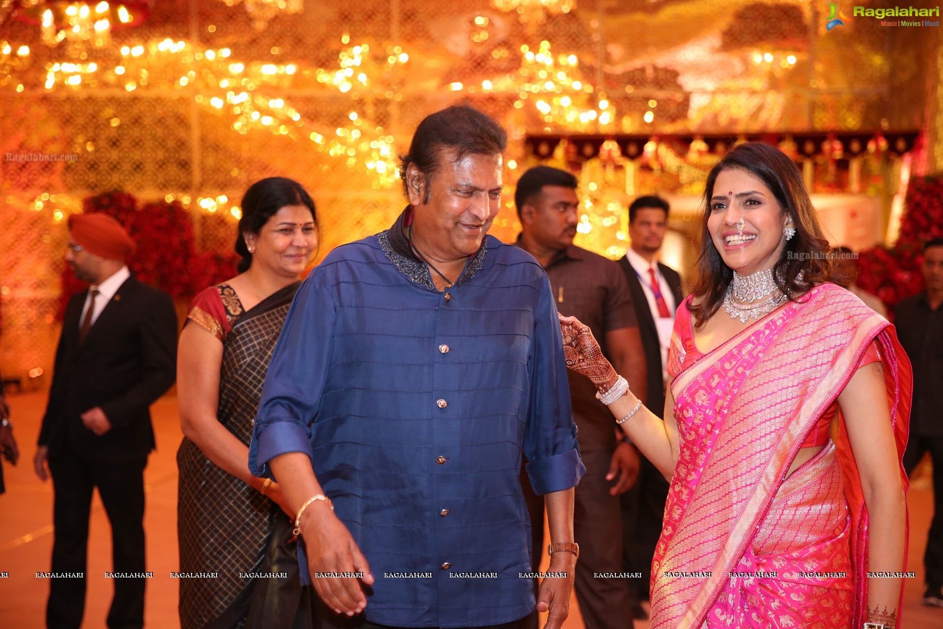 Grand Wedding Ceremony of Anindith Reddy (Dr Prathap C. Reddy's Grandson) with Shriya Bhupal at HITEX (High Definition Photos)