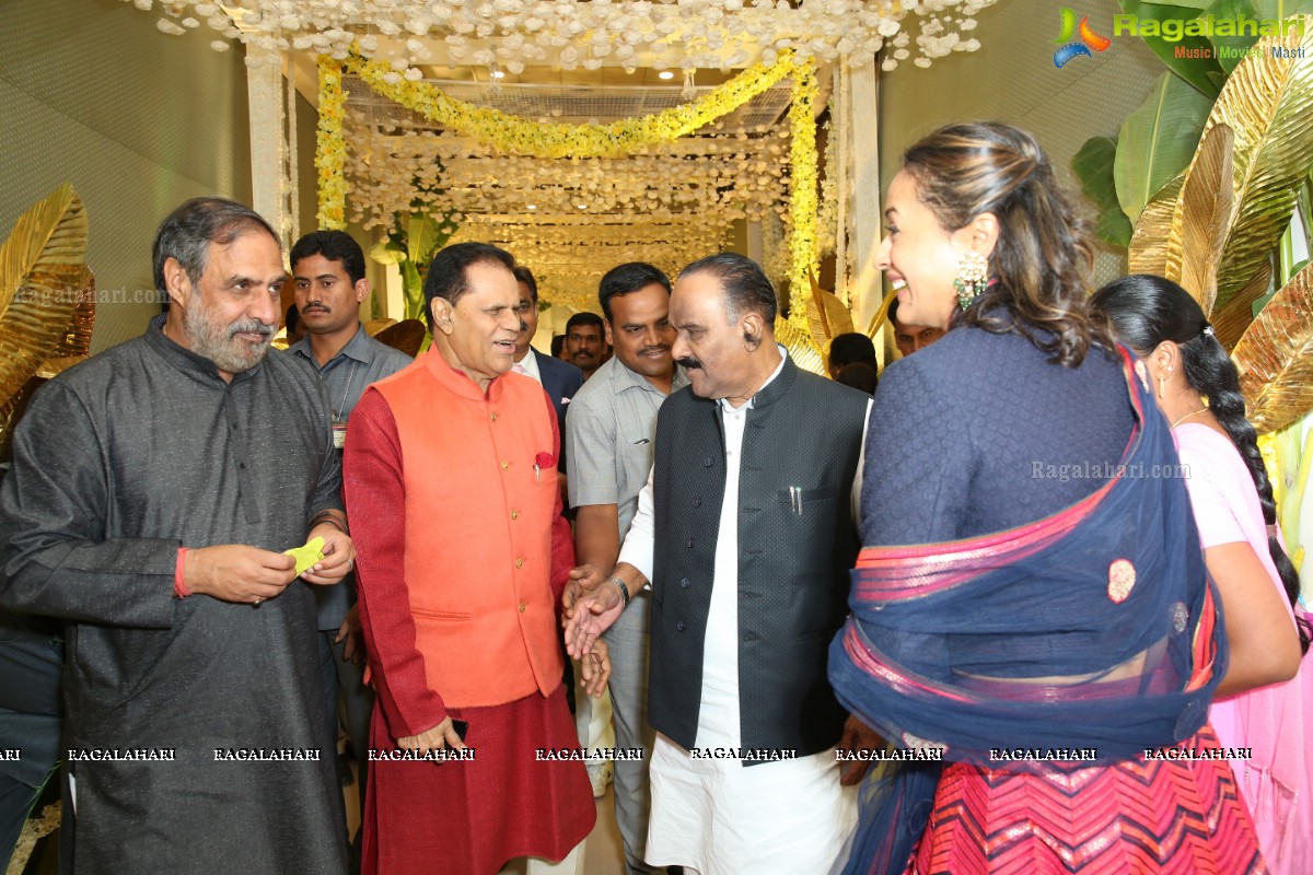 Pelli Koduku Ceremony of Anindith Reddy (Dr Prathap C. Reddy's Grandson) at JRC Conventions & Trade Fairs