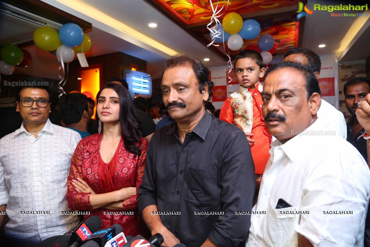 Samantha launches Bahar Cafe Multi-Cuisine Family Restaurant, Punjagutta, Hyderabad