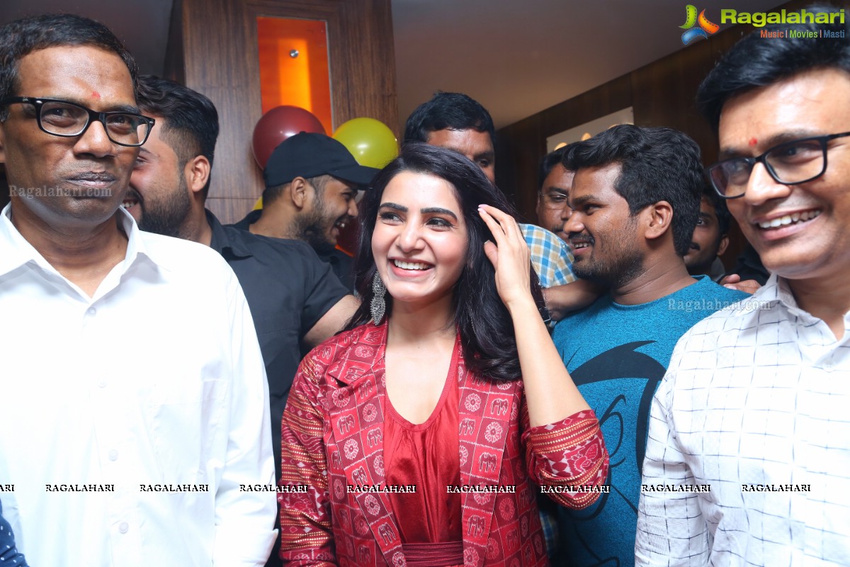 Samantha launches Bahar Cafe Multi-Cuisine Family Restaurant, Punjagutta, Hyderabad