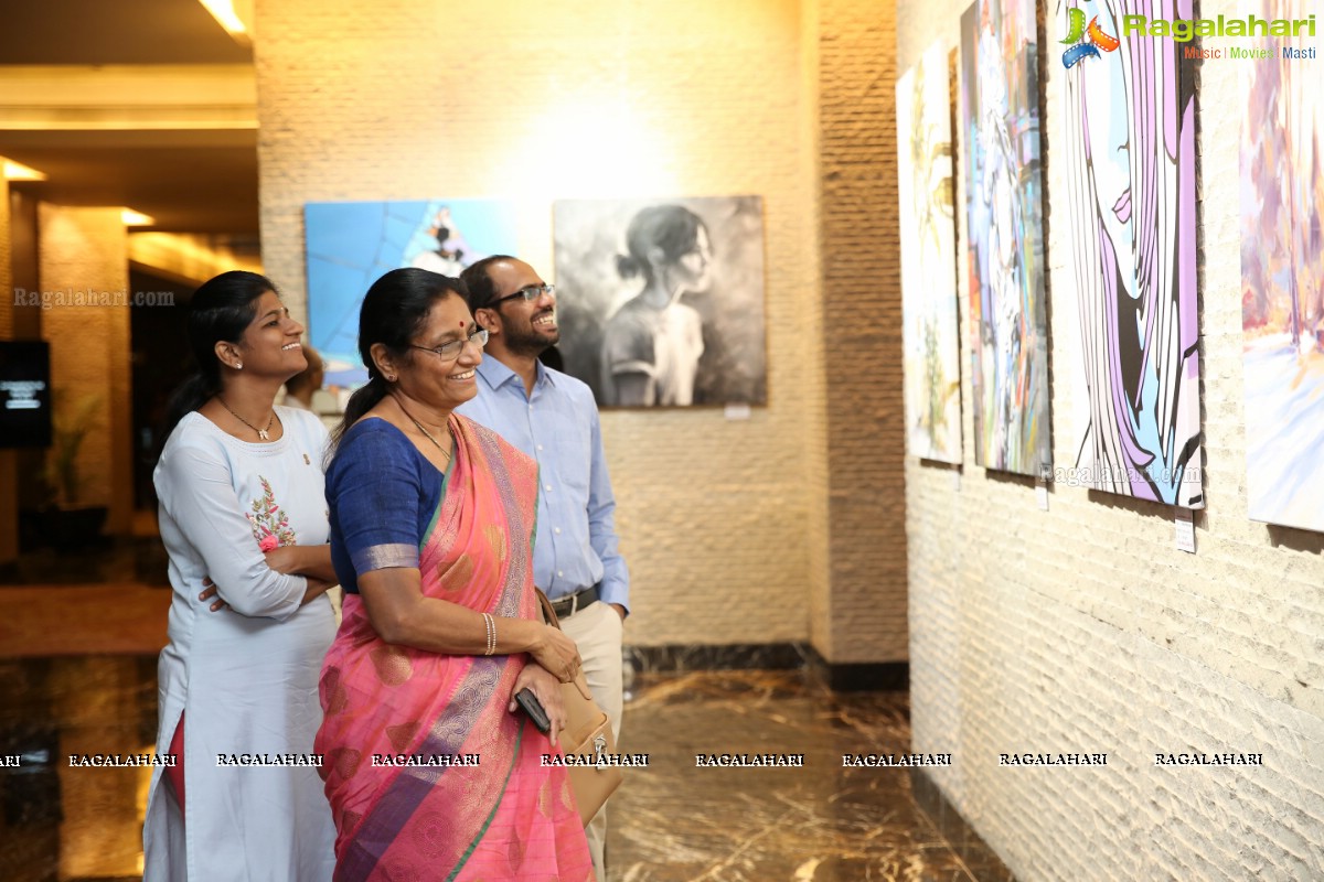 Inauguration of Transcendent - Charity Art Show at Art Walkway, Park Hyatt