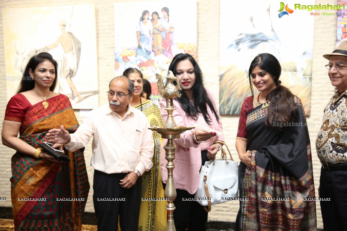 Inauguration of Transcendent - Charity Art Show at Art Walkway, Park Hyatt