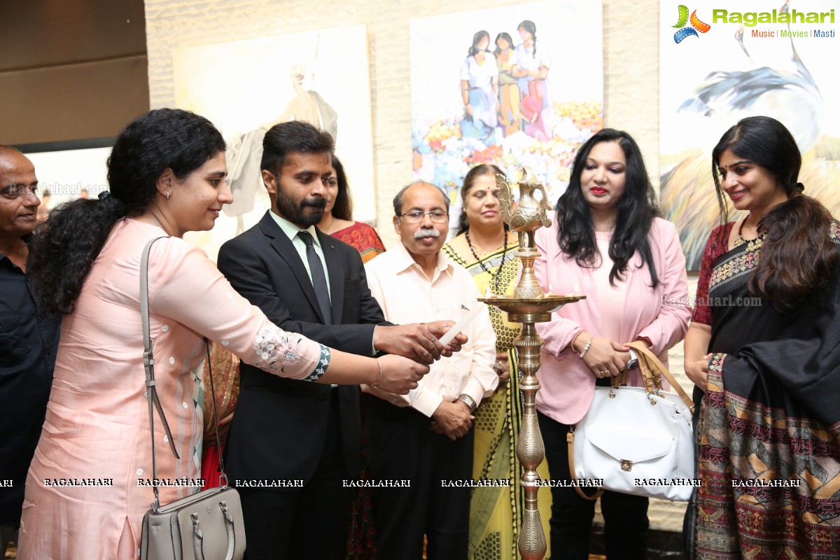 Inauguration of Transcendent - Charity Art Show at Art Walkway, Park Hyatt