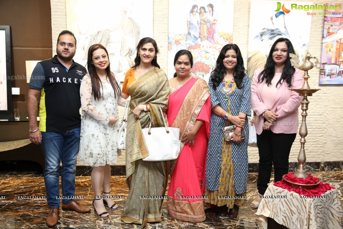 Inauguration of Transcendent - Charity Art Show at Art Walkway, Park Hyatt