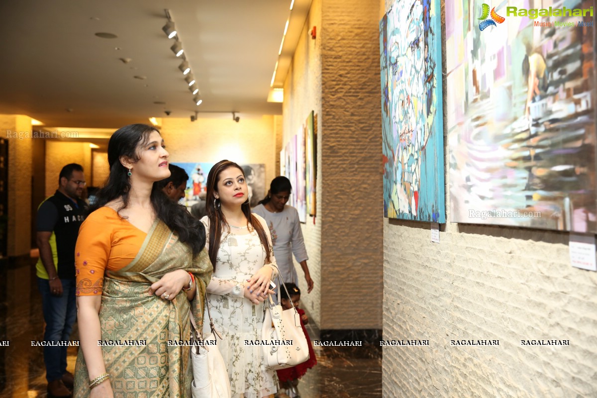 Inauguration of Transcendent - Charity Art Show at Art Walkway, Park Hyatt